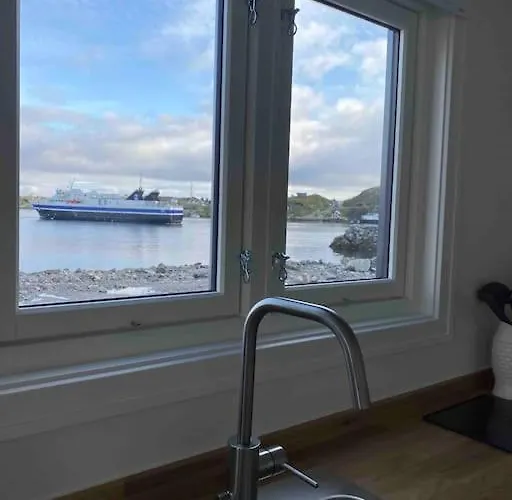 公寓 Moderne Minihus Ved Havet Sørvågen